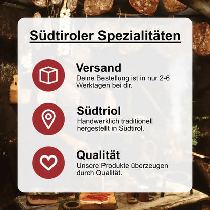 Südtiroler Qualitäts Speck - 500g Viktor Kofler